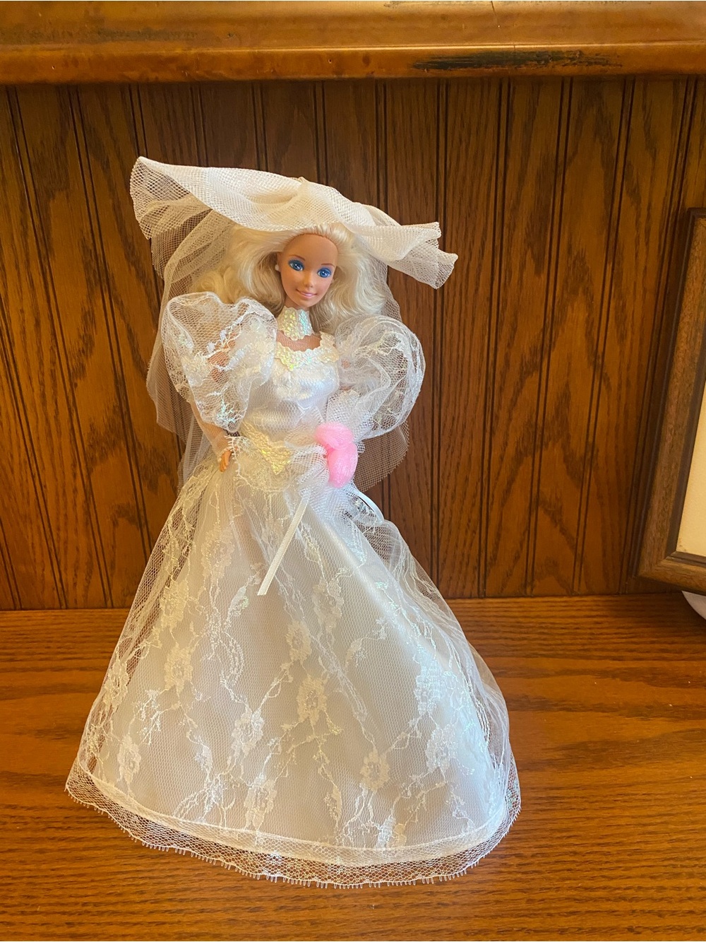 Barbie White Lace Bridal Doll in Veil